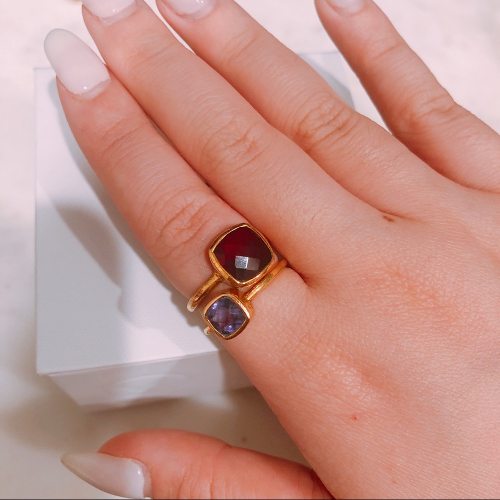 Amethyst Stacking Ring - Picture 2 of 2